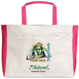 Thizzel Nice Goods Logo Beach Tote