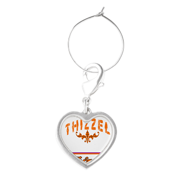 Text Graph Logo Wine Charms