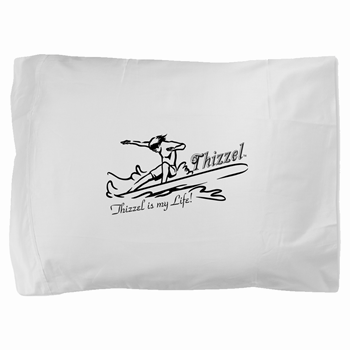 Thizzel Surfing Pillow Sham