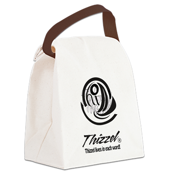Thizzel Sketch Logo Canvas Lunch Bag