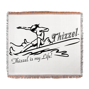 Thizzel Surfing Woven Blanket
