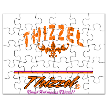 Text Graph Logo Puzzle