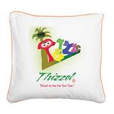 Live Tex Tree Vector Logo Square Canvas Pillow