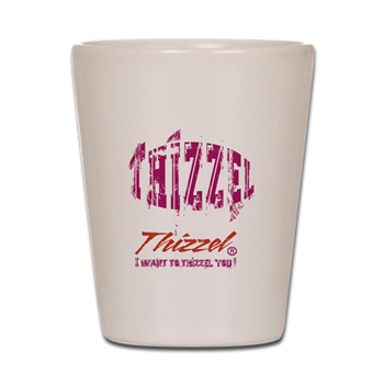 Text Effect Logo Shot Glass
