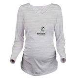Thizzel Lady Long Sleeve Maternity T-Shirt