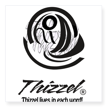 Thizzel Sketch Logo Sticker