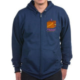 Funny Logo Zip Hoodie