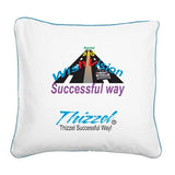 Thizzel Successful Logo Square Canvas Pillow