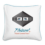 Thizzel Face Logo Square Canvas Pillow