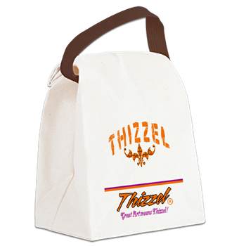 Text Graph Logo Canvas Lunch Bag