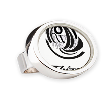 Thizzel Sketch Logo Ring