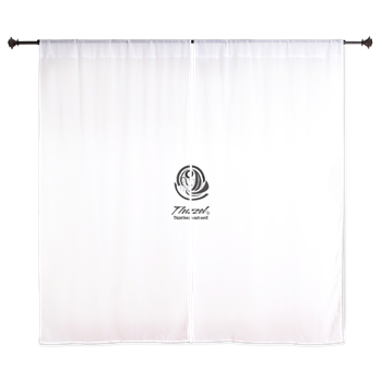 Thizzel Sketch Logo Curtains