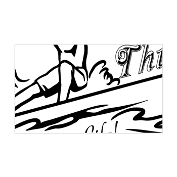Thizzel Surfing Decal