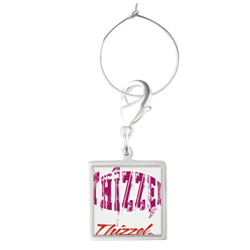 Text Effect Logo Wine Charms