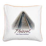 Railway Logo Square Canvas Pillow