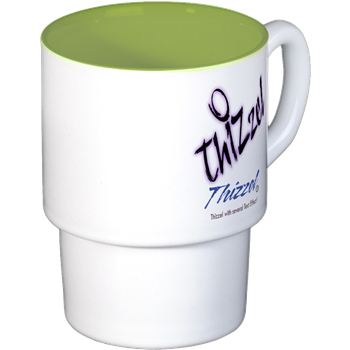 Text Effect Logo Coffee Cups