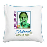 Just Fun with Thizzel Square Canvas Pillow