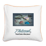 Thizzel Exist Logo Square Canvas Pillow