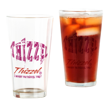 Text Effect Logo Drinking Glass