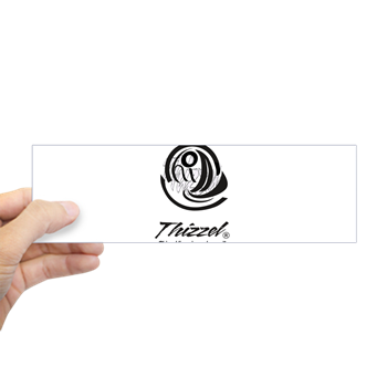 Thizzel Sketch Logo Bumper Bumper Sticker