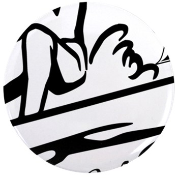 Thizzel Surfing 3.5" Button