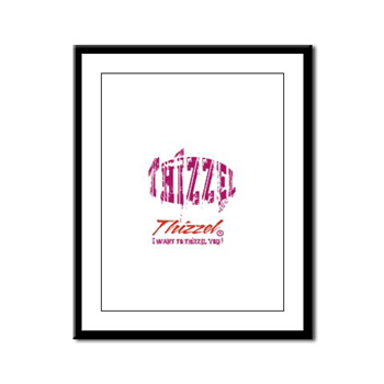 Text Effect Logo Framed Panel Print