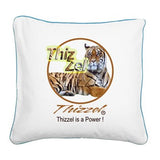 Power Logo Square Canvas Pillow