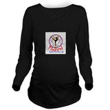 Thizzel Dancing Long Sleeve Maternity T-Shirt