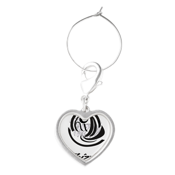 Thizzel Sketch Logo Wine Charms