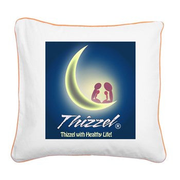 Thizzel Health Square Canvas Pillow