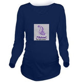 Thizzel Work Long Sleeve Maternity T-Shirt