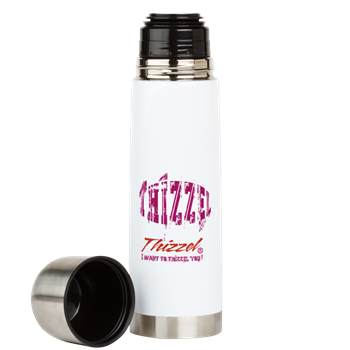 Text Effect Logo Large Insulated Beverage Bottle