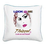 Look at Me Thizzel Square Canvas Pillow