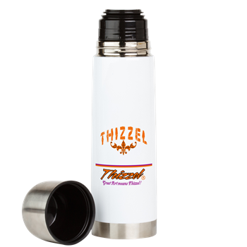 Text Graph Logo Large Insulated Beverage Bottle