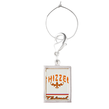 Text Graph Logo Wine Charms