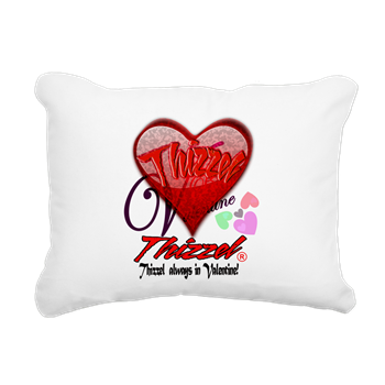 Valentine Logo Rectangular Canvas Pillow