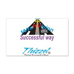 Thizzel Successful Logo Wall Decal