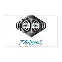 Thizzel Face Logo Wall Decal