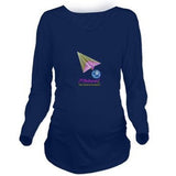 Space Logo Long Sleeve Maternity T-Shirt