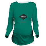 Thizzel Face Logo Long Sleeve Maternity T-Shirt