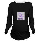 Thizzel Work Long Sleeve Maternity T-Shirt