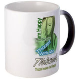 Thizzel make me Happy Mugs