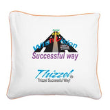 Thizzel Successful Logo Square Canvas Pillow