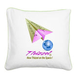 Space Logo Square Canvas Pillow