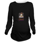 Thizzel makes me Funny Long Sleeve Maternity T-Shi