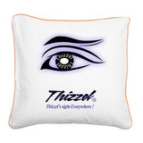Thizzel Sight Logo Square Canvas Pillow