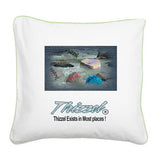 Thizzel Exist Logo Square Canvas Pillow
