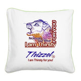Am Thirsty Logo Square Canvas Pillow