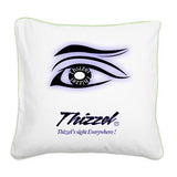 Thizzel Sight Logo Square Canvas Pillow