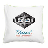 Thizzel Face Logo Square Canvas Pillow